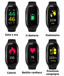 Smartwatch con auricolari bluetooth integrati